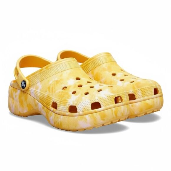 Crocs Iconic Platform Orange Sorbet Casual Slip On Comfort Shoes Women’s size 11 - Picture 1 of 15